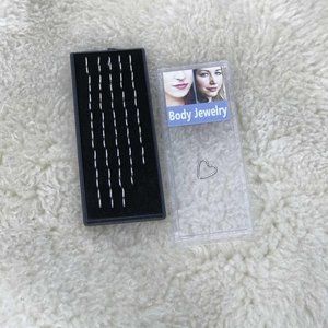 BNIB HEART SHAPED BODY JEWELRY